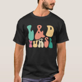 Groovy Labor and Delivery L&D Nurse Appreciation D Tシャツ (正面)
