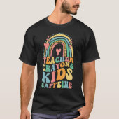 Groovy Last Day of School Teachers Crayons Kids Ca Tシャツ (正面)