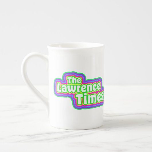 Groovy Lawrence Times mug ボーンチャイナマグカップ (左)