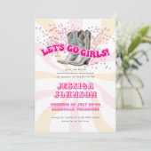 Groovy Let's Go Girls 西部風バチェラー・パーティー 招待状 (スタンド正面)