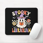 Groovy Librarian 不気味 Halloween Library幽霊Li マウスパッド (マウス)