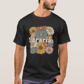 Groovy Librarian Library Worker School Librarian Tシャツ (正面)