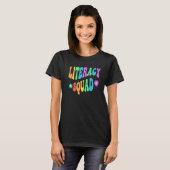GROOVY LITERACY SQUADのクルー読キンダー先生 Tシャツ (正面フル)