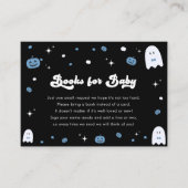 Groovy Little Boo Boyハロウィーンボーズベビーカード エンクロージャーカード (正面)