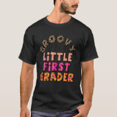 Groovy Little First Grader  First Day Of School Fo Tシャツ (正面)