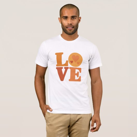  Groovy Love 70s Valentine  Tシャツ (正面フル)