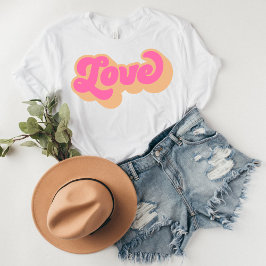 Groovy Love Valentine's Dayシャツ Tシャツ