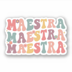 Groovy Maestra、スペインの先生感謝ギフト シール