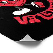 Groovy Mamaは私のバレンタインかわいいハート男の子ママGir ポスター (角)