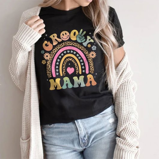 Groovy Mamaシャツ、Groovy Mom Tシャツ