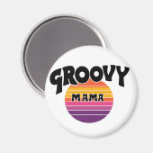 Groovy Mamaマグネット マグネット (正面/裏面)
