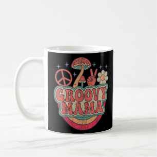 Groovy Mama 70s美学ノスタルジア1970s母 コーヒーマグカップ