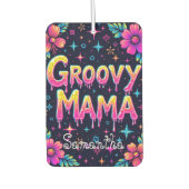 Groovy Mama: Custom Retro Car Air Freshener カーエアーフレッシュナー (正面)