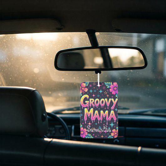 Groovy Mama: Custom Retro Car Air Freshener カーエアーフレッシュナー