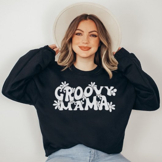 Groovy Mama Mother's Day Sweatshirt Gift For Mom スウェットシャツ