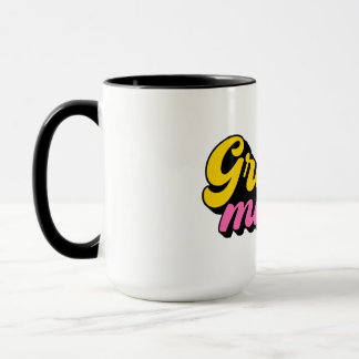Groovy Mama Mug -レトロ70sインスパイアお母さんのプレゼント マグカップ