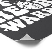 Groovy Mama Of A Heart Warrior Chd Awareness Heart ポスター (角)