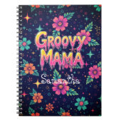 Groovy Mama Spiral Notebook ノートブック (正面)