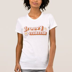 Groovy Mama Tシャツ レトロデイジーバースデーパーティーM