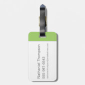 Groovy ManのようなShaggyグラフィック ラゲッジタグ (裏面縦)