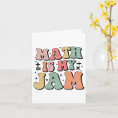 Groovy Math Is My Jam First Day Ck To School Math  カード (黄色い花)