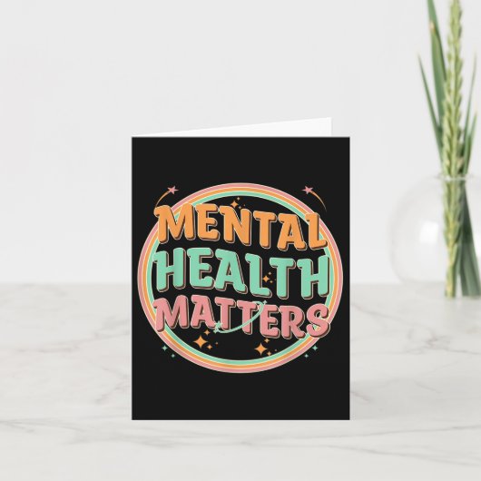 Groovy Mental Health S人間の精神認識度 カード (正面)