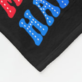 Groovy Merry Chrismukkah Happy Christmas Hanukkah  フリースブランケット (角)