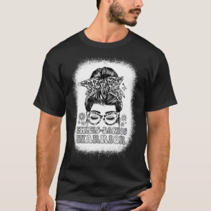 Groovy Messy Bun女性ゼブラリボンエラーズダロス Tシャツ