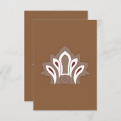 Groovy & Minimalist Thank You Cards | Square サンキューカード (正面/裏面)