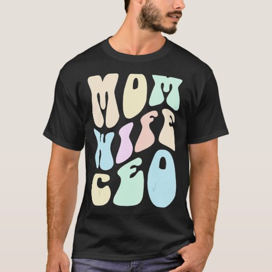 Groovy MOM妻CEO女の子ミセス・アドペナルビジネス Tシャツ (正面)