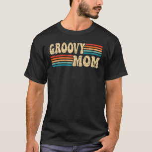Groovy Mom 70s美学ノスタルジア1970のレトロモ Tシャツ
