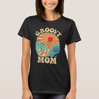 Groovy Mom 70s美学ノスタルジア1970のレトロモ Tシャツ
