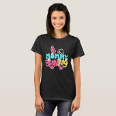 Groovy Mommy Bunny  Happy Easter Mother's Day 2023 Tシャツ (正面フル)