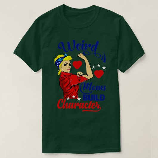 groovy moms風変わりビルドキャラクター308 tシャツ (デザイン正面)