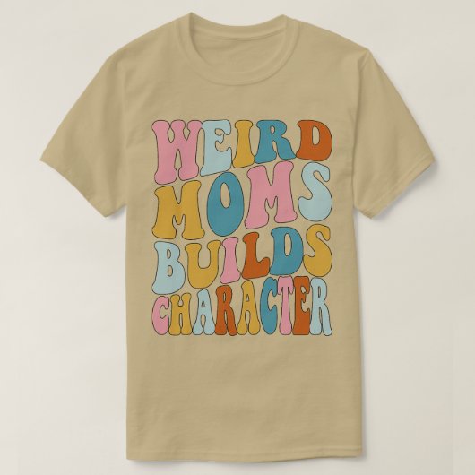 Groovy Moms風変わりビルドキャラクター352 Tシャツ (デザイン正面)