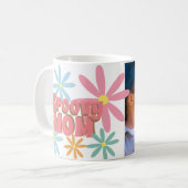 Groovy Mother's Day Mom Flowers写真 コーヒーマグカップ (正面左)