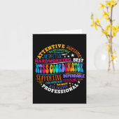 Groovy Mtssコーディネーター学校カウンセラーSchool Ps カード (黄色い花)