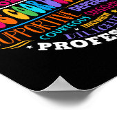 Groovy Mtss Coordinator School Counselor School Ps ポスター (角)