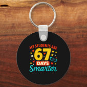 Groovy My Students Are 67 Days Smarter 67 Meme For キーホルダー (正面)