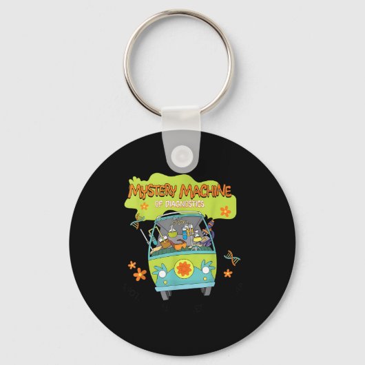 Groovy Mystery Machine Of Diagnostics Lab Tech Lab キーホルダー (正面)