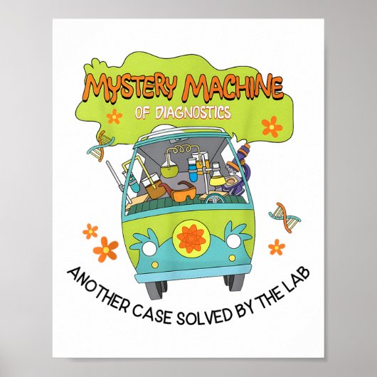 Groovy Mystery Machine Of Diagnostics Lab Tech Lab ポスター (正面)