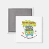 Groovy Mystery Machine Of Diagnostics Lab Tech Lab マグネット (正面/裏面)
