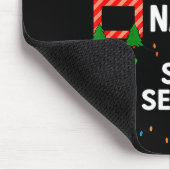 Groovy Naughty Six Seven 67 Christmas Family Xmas マウスパッド (コーナー)