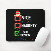 Groovy Naughty Six Seven 67 Christmas Family Xmas マウスパッド (マウス)