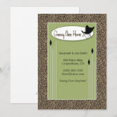 Groovy New Home Movingの発表 案内状 (正面/裏面)