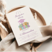 Groovy NICU Nurse Graduation Party 招待状