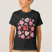 Groovy Occupational Therapy Valentine Ot Conversat Tシャツ (正面)