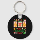 Groovy Oh Christmas Tree Cakes Debbie Becky Jen Ca キーホルダー (正面)