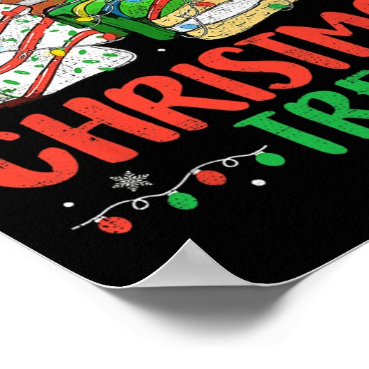 Groovy Oh Christmas Tree Cakes Debbie Becky Jen Ca ポスター (角)