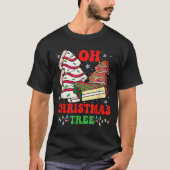 Groovy Oh Christmas Tree Cakes Debbie Becky Jen Ca Tシャツ (正面)